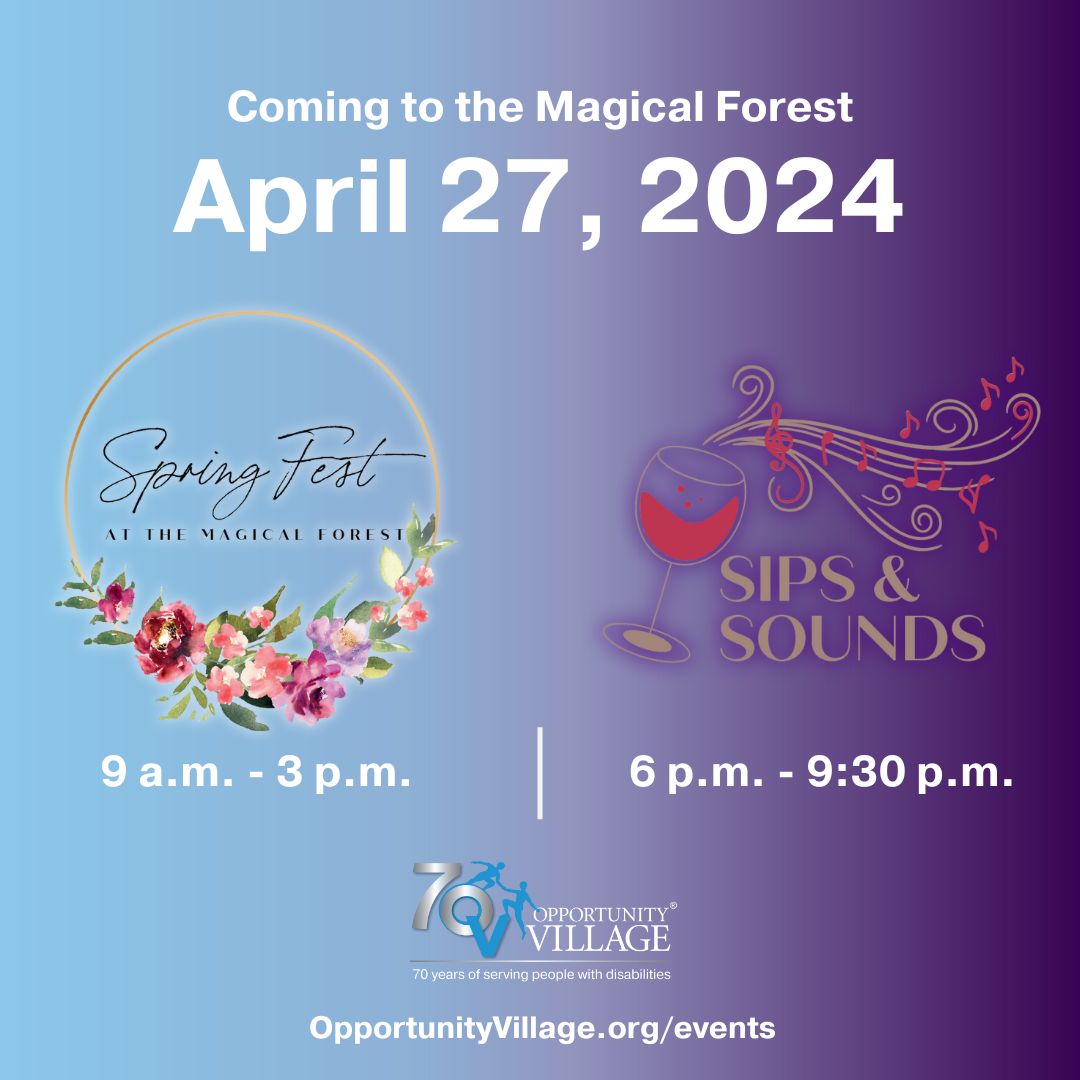 The #MagicalForest is coming alive for two new events taking place on April 27! 🌸 Spring Fest at the Magical Forest and Sips & Sounds Proceeds benefit #OpportunityVillage 🎟️ Learn more and pre-order tickets: l8r.it/FSJ2 #LasVegas