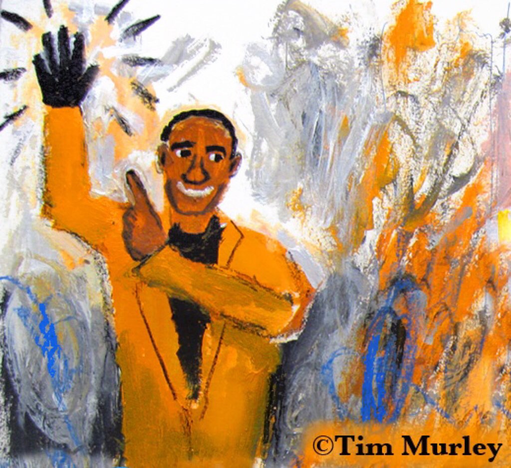 The juice man. 🍊🍊🍊🍊 #andywarhol #orange #orangejuice #orange #folkart #popart #gloves #lawyer #homicide #murder #criminaljustice #oj #ojsimpson #lawfirm #fordbronco #portraitart #portraitpainting #Football #halloffame #nfl #buffalobills #trialofthecentury #iftheglovefits #art