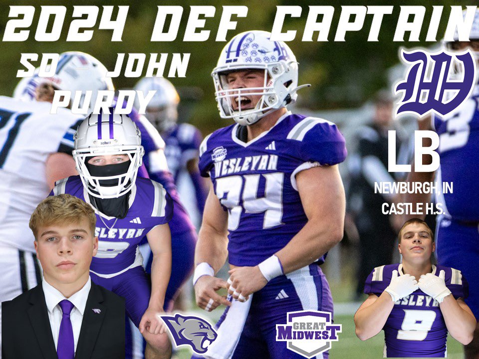 “Before you are a leader, success is all about growing yourself. When you become a leader, success is all about growing others.” -Jack Welch. Introducing our 2024 Team Captains. Sophomore- LB - John Purdy @johnjpurdy9 #DIGIN