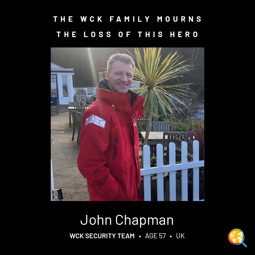 John never failed to make everyone around him feel loved, protected, and worthy. As WCK grieves the loss of our 7 heroes, we are taking the time to remember & honor their incredible lives. Read John’s tribute here: wck.org/news/tribute-t…