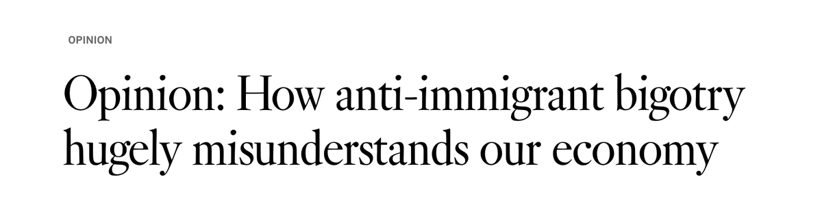 Immigrants contribute trillions of dollars each year to our economy as workers, business owners, taxpayers, and consumers. Protecting and supporting them isn’t just the right thing to do, it’s critical to America’s economic success. latimes.com/opinion/story/…