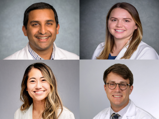 The UAB General Surgery Residency Program has named its administrative and education chiefs for the 2024-2025 academic year. Congratulations to Drs. Peter Abraham, Mary Smithson, Clara Hua, and Adam Lucy! 🎉 Read the full announcement here: bit.ly/3U6R8ei.