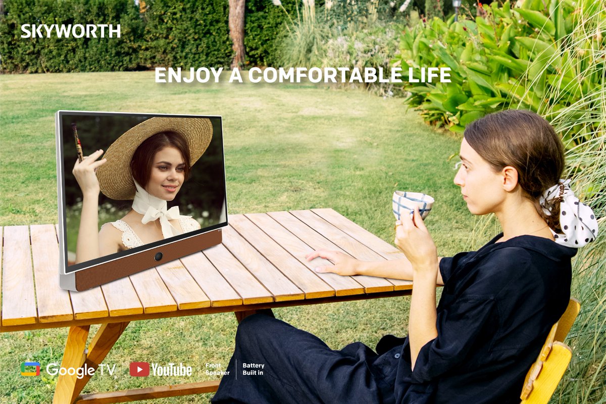 Experience cinema-quality visuals in the comfort of your own backyard with the SKYWORTH Companion Portable Display, every film becomes a masterpiece with vibrant colors and crisp details skyworthusa.com/p100

#SKYWORTH #Portable #GoogleTV #DolbyAudio #Bluetooth #outdoor