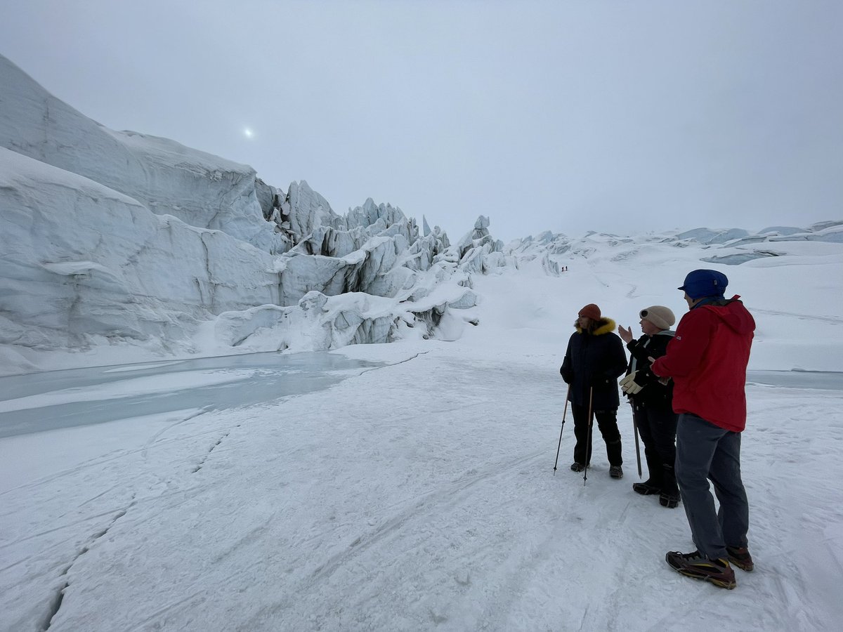 DavidRutley's tweet photo. Alaska’s Matanuska Glacier is stunning, but it is retreating at an alarming rate. We will lose these natural wonders if we do not act now. That is why we are in Alaska to discuss how the UK can work with Arctic partners to tackle climate change through the transition to net zero. https://t.co/r9kfvfwGys