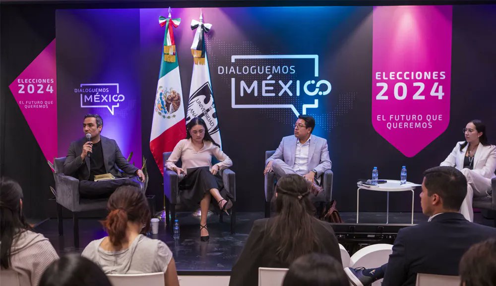 #SomosAnáhuac En el cuarto panel del Foro Dialoguemos México “Futuro social” los ponentes hablaron del incremento del nivel educativo, los retos del sistema de salud pública y la inclusión de grupos vulnerables en el desarrollo social👏🏼
#DialoguemosMéxico 
bit.ly/4cSwbuO