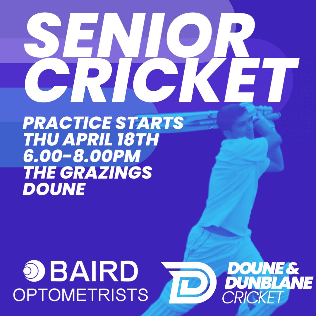 Something for everyone! Get in touch 👍🏏 #Dunblane #Doune #cricket