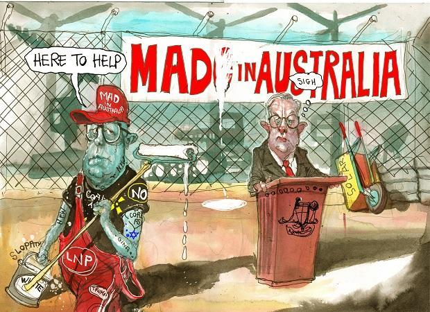 Here is today's David Rowe cartoon. For more cartoons: afr.com/politics/feder…