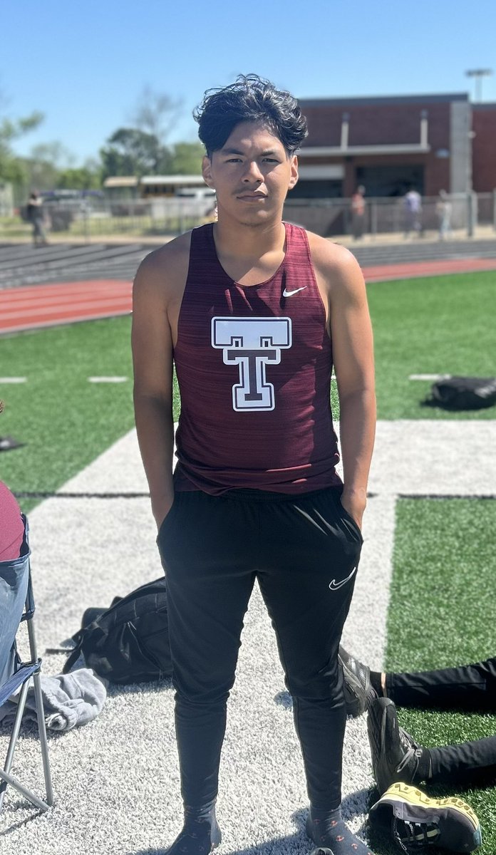 Congratulations to Jairo on a  2nd 🥈 Place finish in the 1600m at the Area Track meet and advancing to the Regional meet next week.