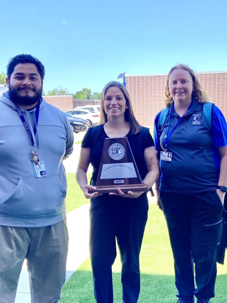 Symphonic Winds also had a great day at UIL Concert and Sight Reading and brought back another sweepstakes trophy for the Truitt band! Congratulations! #rememberthepack