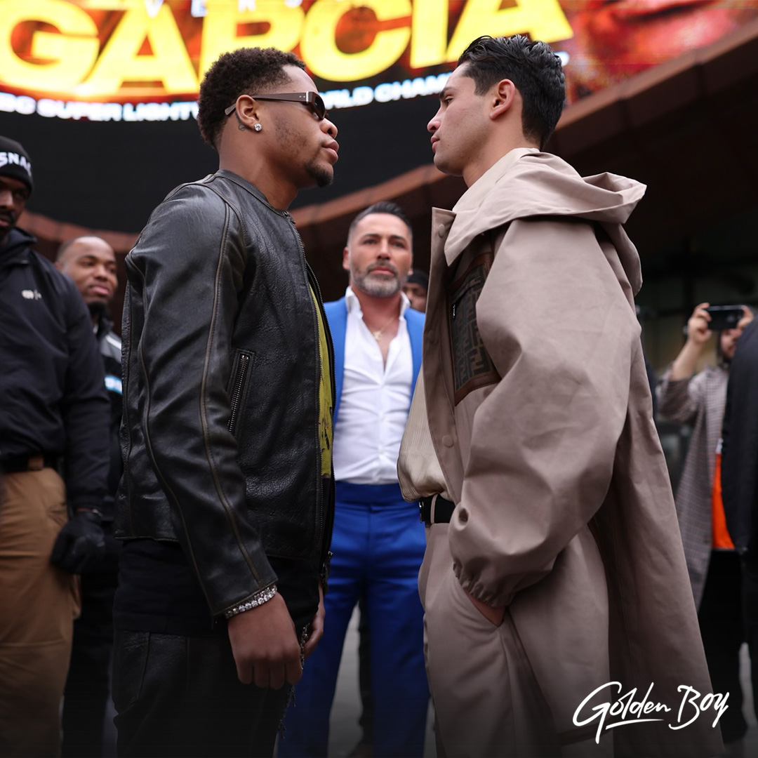 🥊🗽Who will win April 20th in Brooklyn, NY? We're just 9️⃣ days away from #HaneyGarcia #HaneyGarcia | LIVE on DAZN April 20