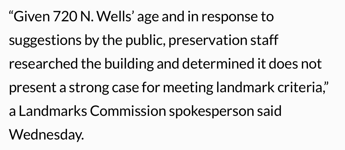 One of the many problems with the CHRS as a policy tool is that the color-coded rating system does not translate directly into landmark eligibility—but in this case I’m calling bullshit—this building meets more than two landmark criteria!