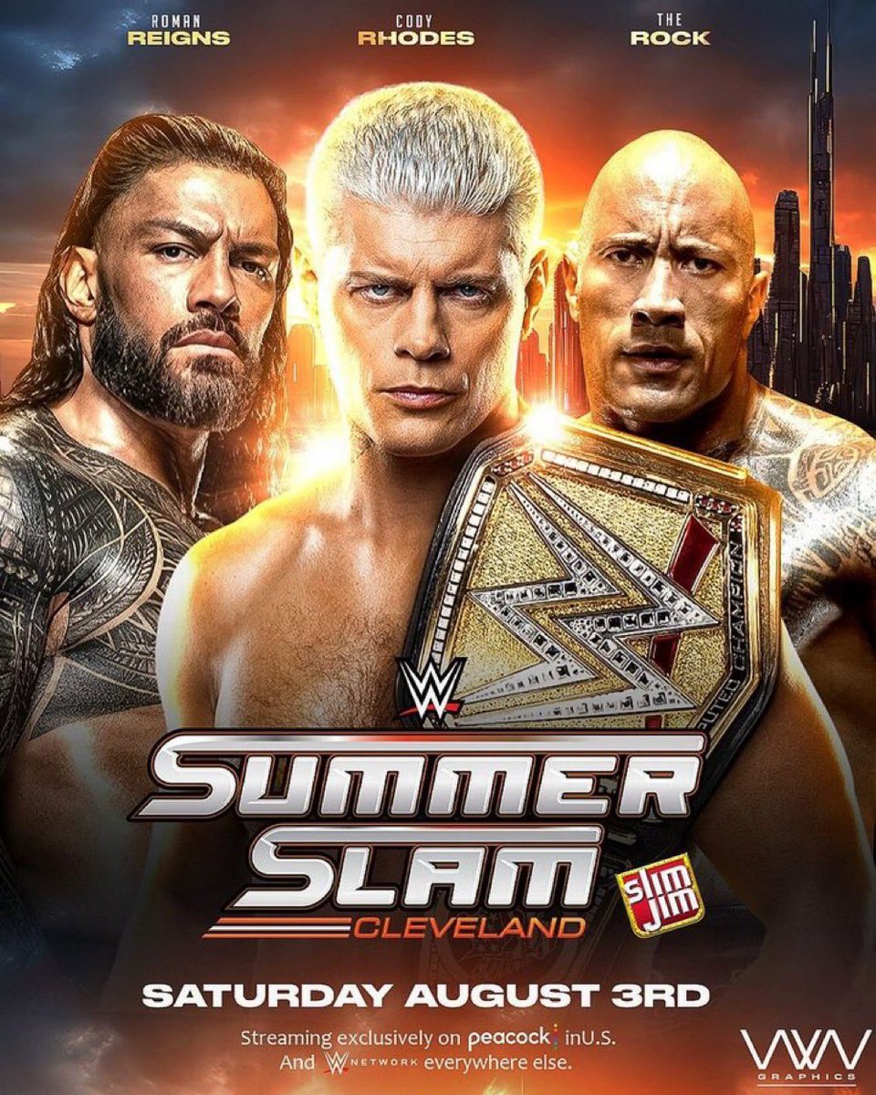 hammad_malik132's tweet photo. Cody vs Roman vs Rock for the Undisputed Title at SummerSlam, who says no? 

#WrestleManiaXL 
#WWERAW 
#RomanvsRock https://t.co/EUh4sxE3Xi