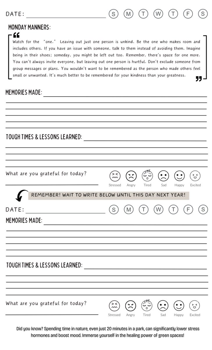 Our 2-year journal for college students just launched! Perfect high school graduation present or gift for college students you know.

Finally a journal that has more than just blank pages-it’s filled w daily positive tips! Journal Your College Journey:  a.co/d/4urdWFR