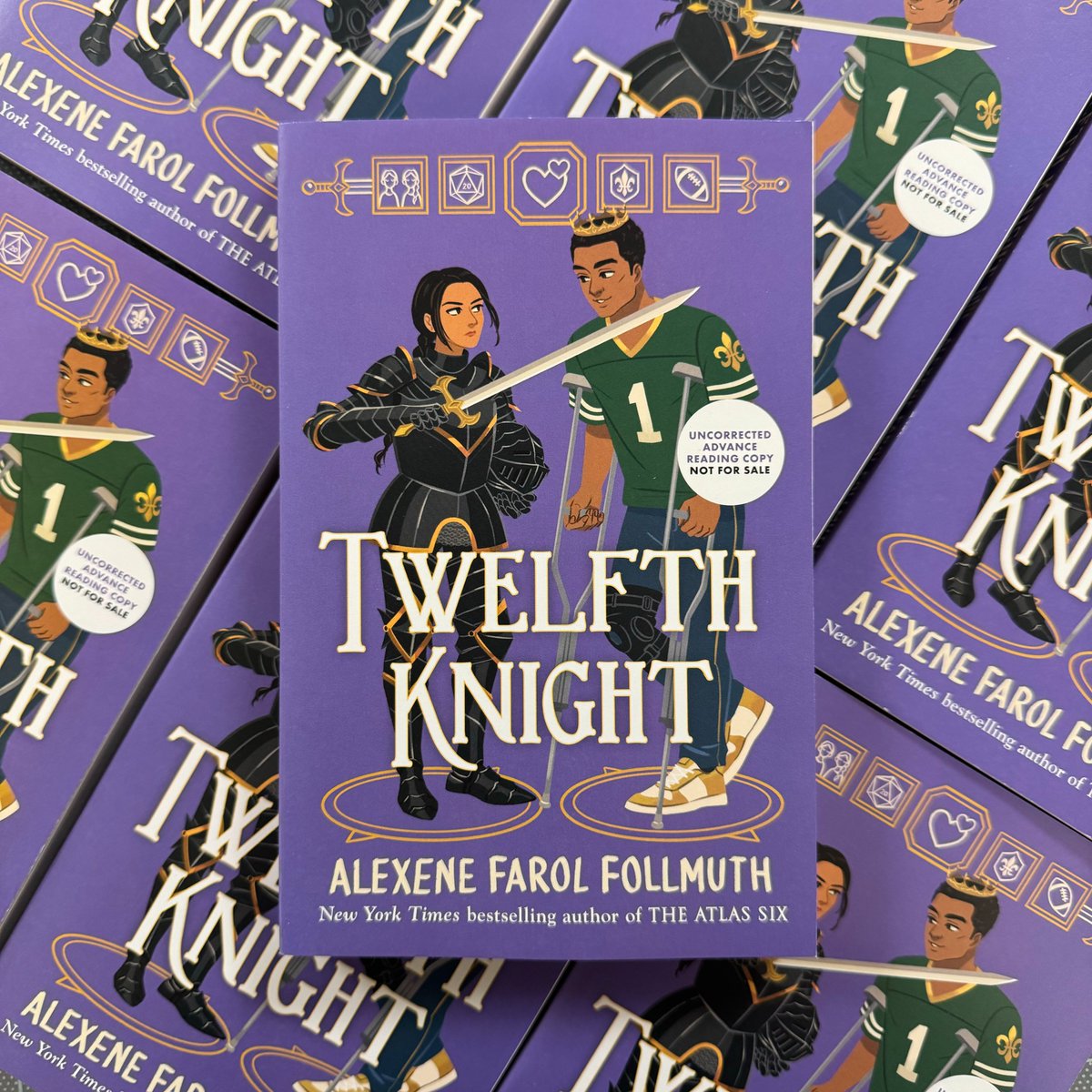 Enter our Goodreads giveaway for the chance to win an ARC of Twelfth Knight by @afarolfollmuth! 75 winners will be chosen, ends 4/29.💜⚔️ Enter here: bit.ly/TwelfthKnightS…