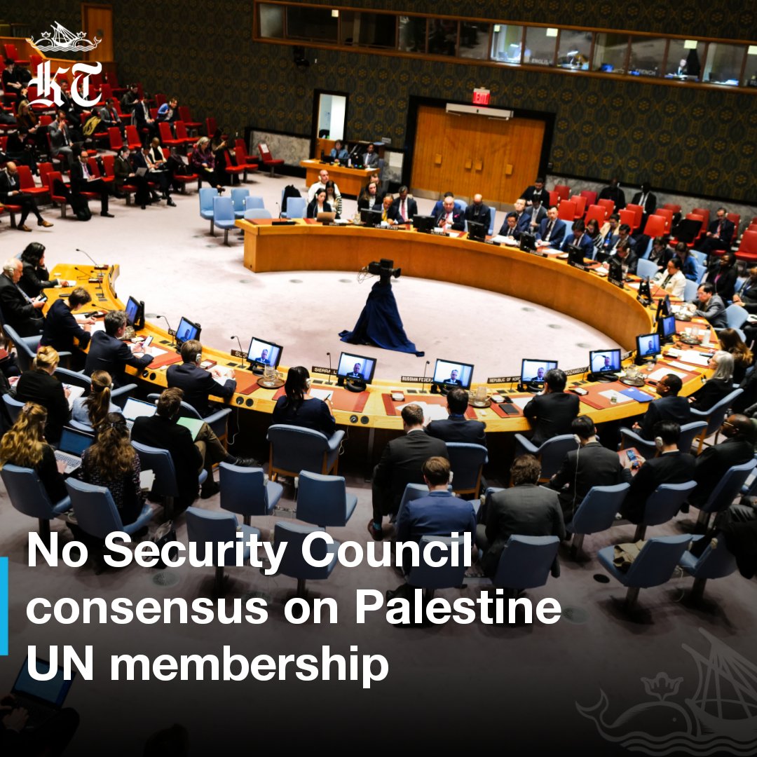 Members of the UN Security Council failed to reach a consensus Thursday on a longshot bid by Palestine for full UN membership, according to the body's chair. 'There was no consensus' during a closed-door meeting, said Maltese Ambassador Vanessa Frazier, who holds the council's…