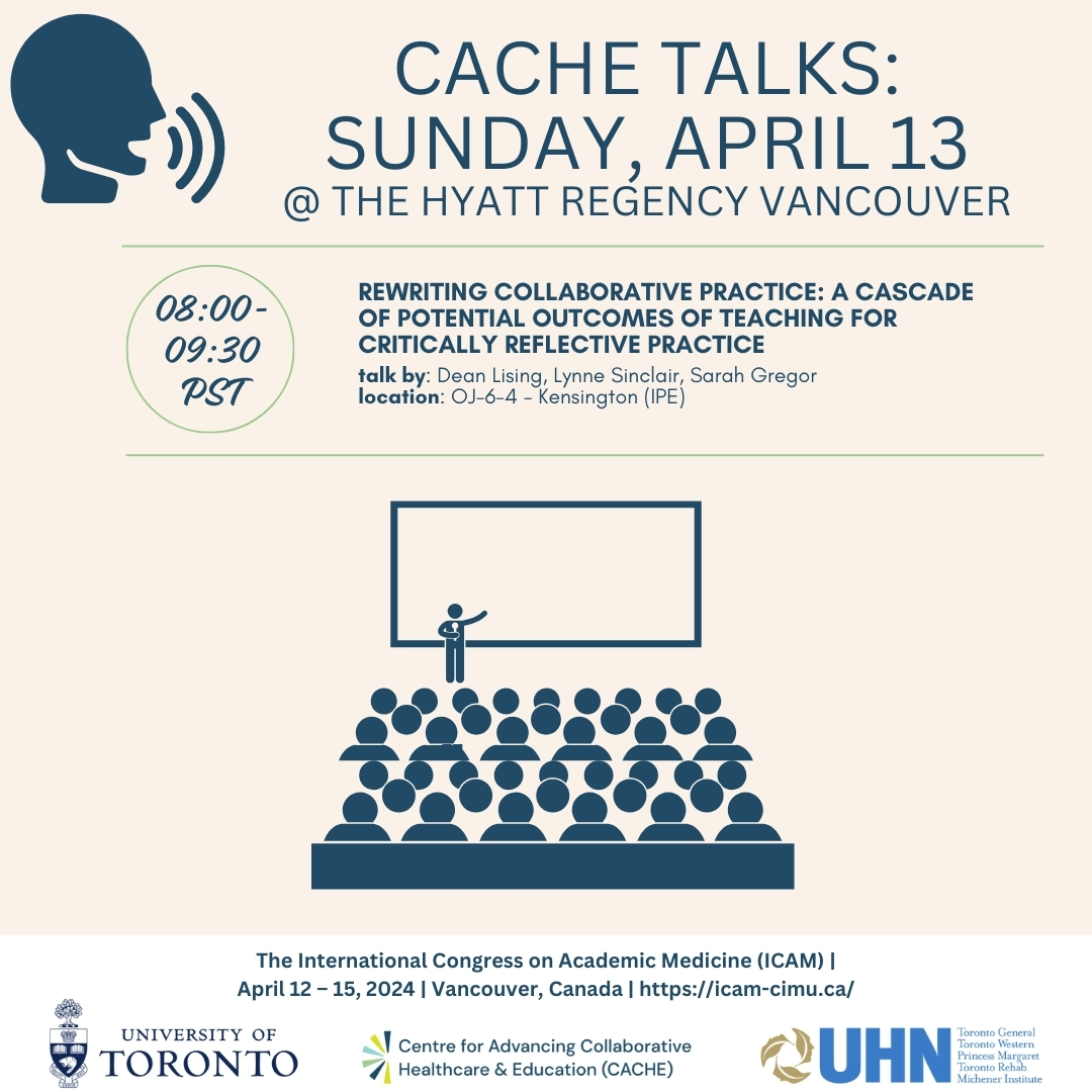 We are so excited for day 3 of #ICAM2024! You can still come visit us at our booth in the Fairmont Hotel (Exhibitor Booth 132). Today is also the last chance to attend a talk by CACHE members at #ICAM2024 - the time & topic can be found on the graphic attached. #CACHEatICAM2024