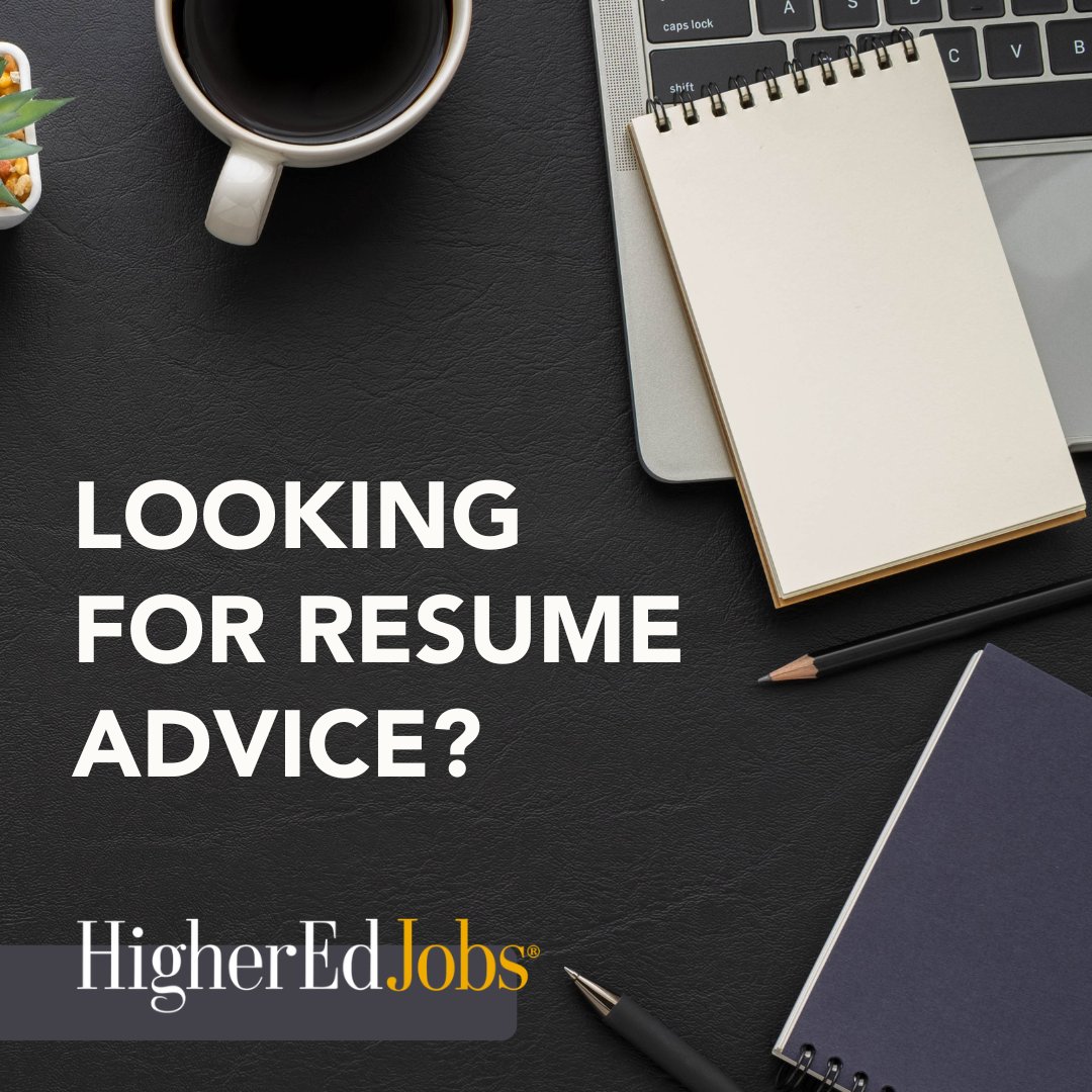 Look no further! 👉hejobs.co/3Udihft #careeradvice #jobsearchtips #resume #cv #highered #higheredjobs