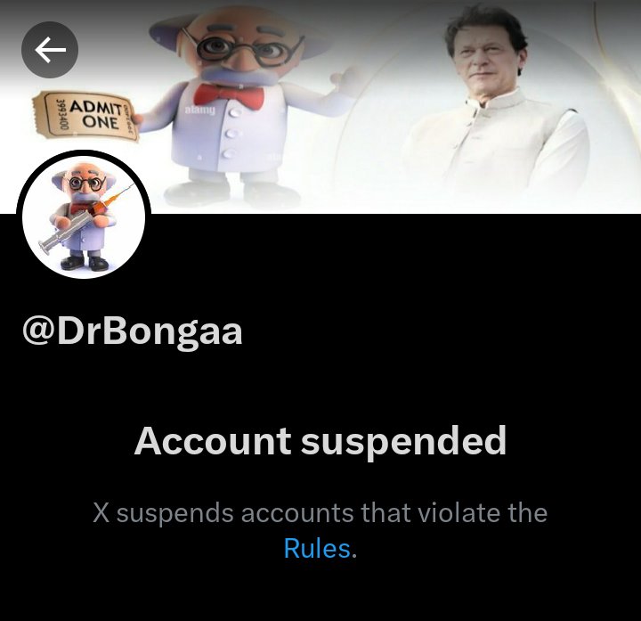 جو بھی ہے ٹویٹ دیکھ رہا ہے ڈاکٹر @dr_bongaa کو سپورٹ کریں پرانا اکاؤنٹ ان کا سسپینڈ ہو گیا ہے ڈاکٹر بونگے نے بہت سے لوگوں کے اکاؤنٹ ارننگ کے قابل بنائے ہیں اور اپ سب کو سپورٹ کیا ہے اس وقت ان کو سپورٹ کی ضرورت ہے💖🙏🏻
