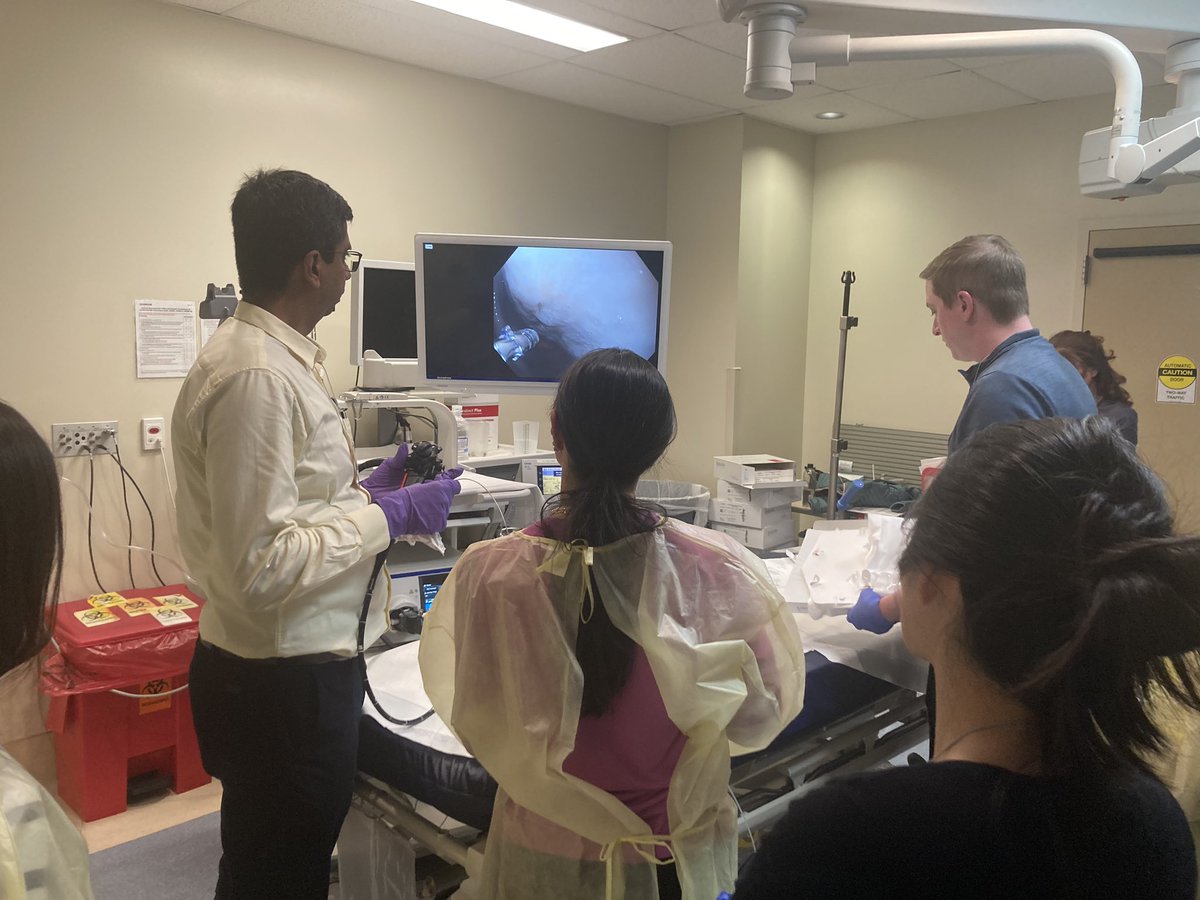 #RMIE2024 <a href="/CUGastroHep/">CU Division of Gastroenterology and Hepatology</a> 

Hands on at the fellows course!

✅ Band EMR <a href="/CookMedSurg/">Cook Medical--MedSurg Division</a> 

✅ Closure and X-tack <a href="/bostonsci/">Boston Scientific</a> 

✅ ERCP tips @UzmaSiddiquiMD 

what a great course for 2nd, 3rd and 4th year fellows !