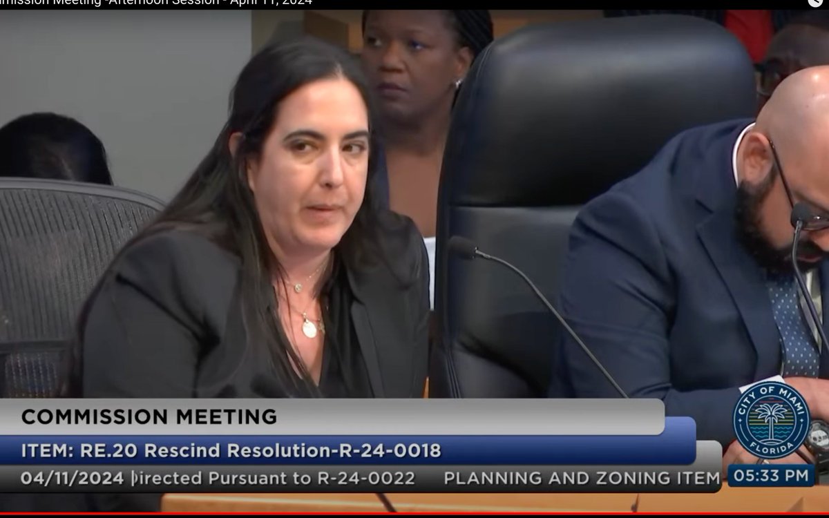 Miami's City Commission just voted to immediately REMOVE City Attorney Victoria Mendez from her position, placing her in a rubber room job until June. She fought for illegal racial gerrymandering, back-room deals, and destroying both transparency and citizen participation.