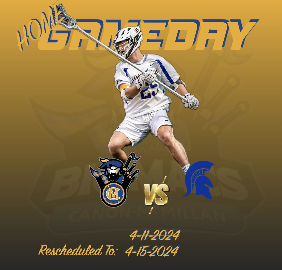 Today’s home game has been rescheduled for Monday, April 15 at 7pm!