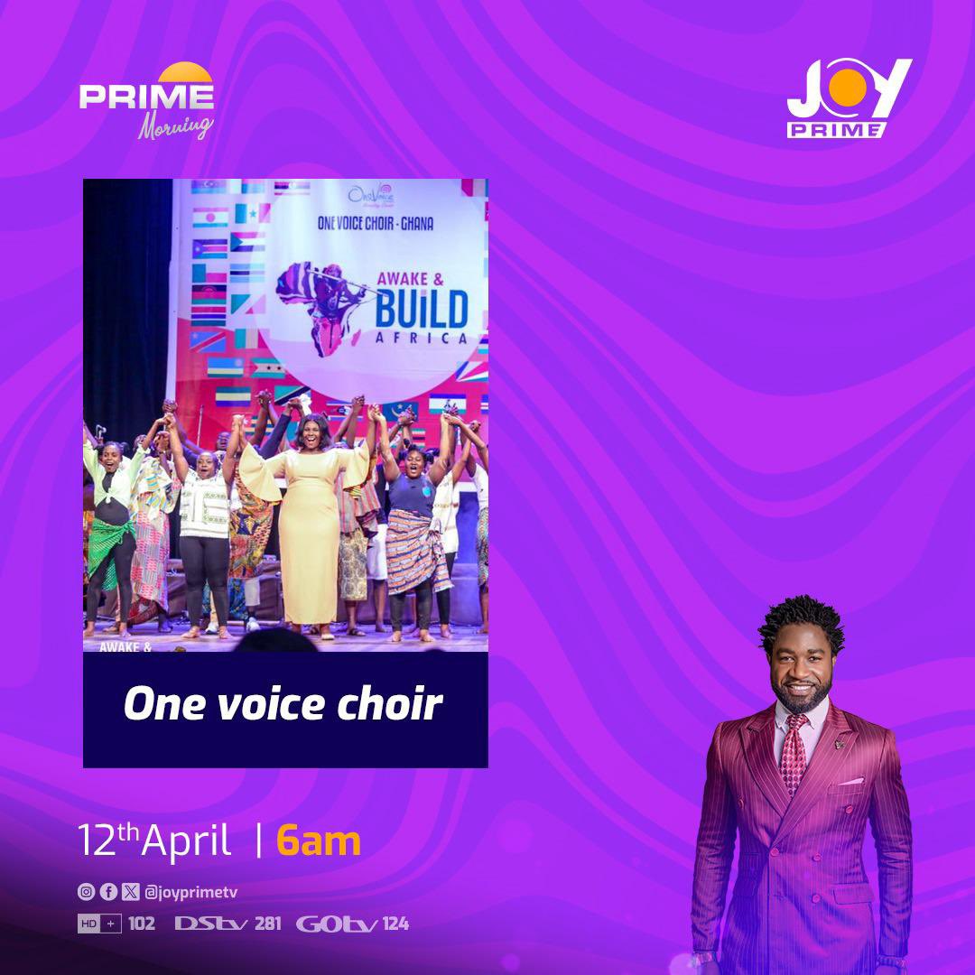 Catch us live tomorrow on #PrimeMorning on Joy Prime at 6:00am. Don’t miss out 🥳