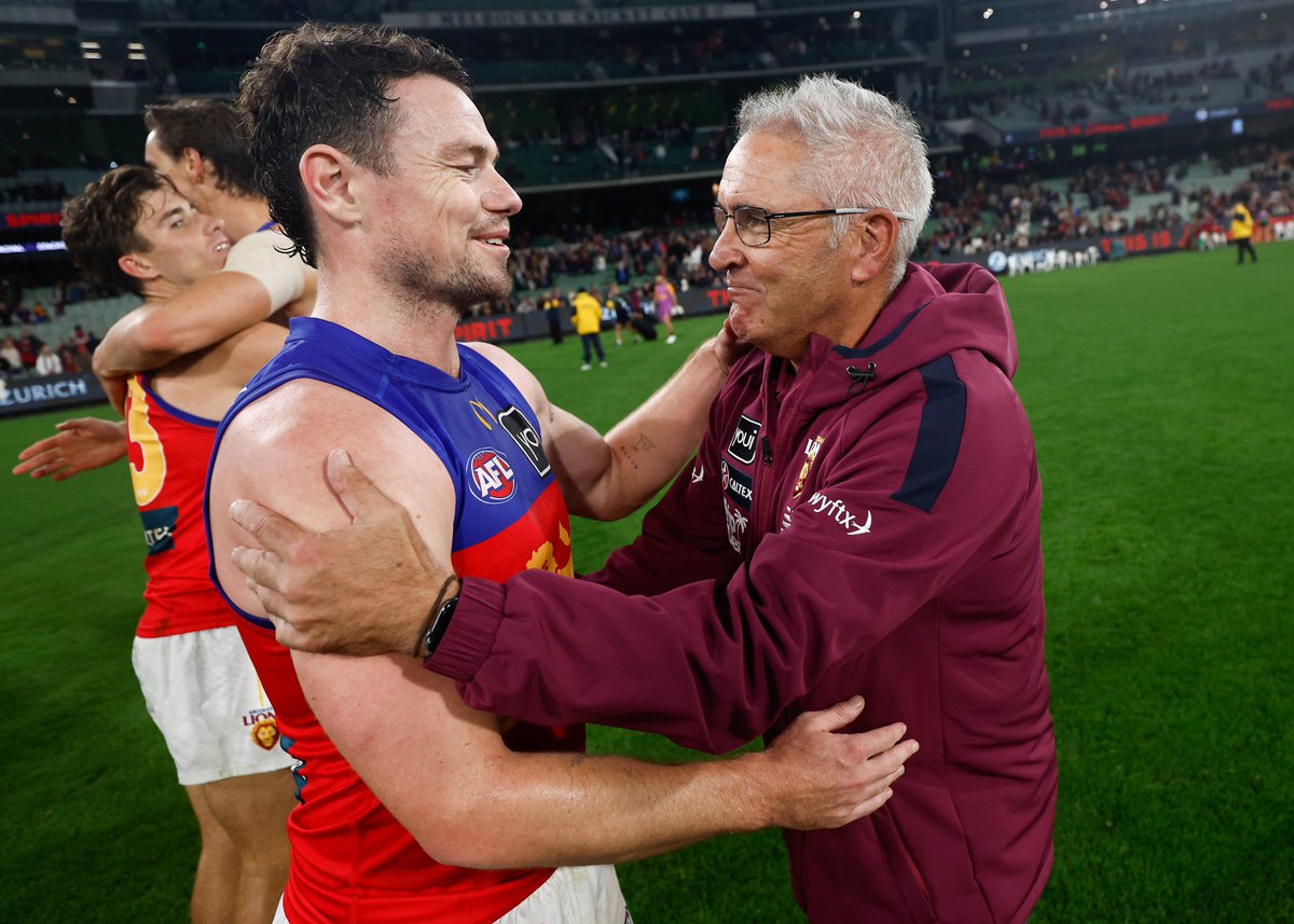 Was Brisbane's win over Melbourne Chris Fagan's best coaching performance? David King thinks it might be. MORE: bit.ly/3Q03ZMG #AFL