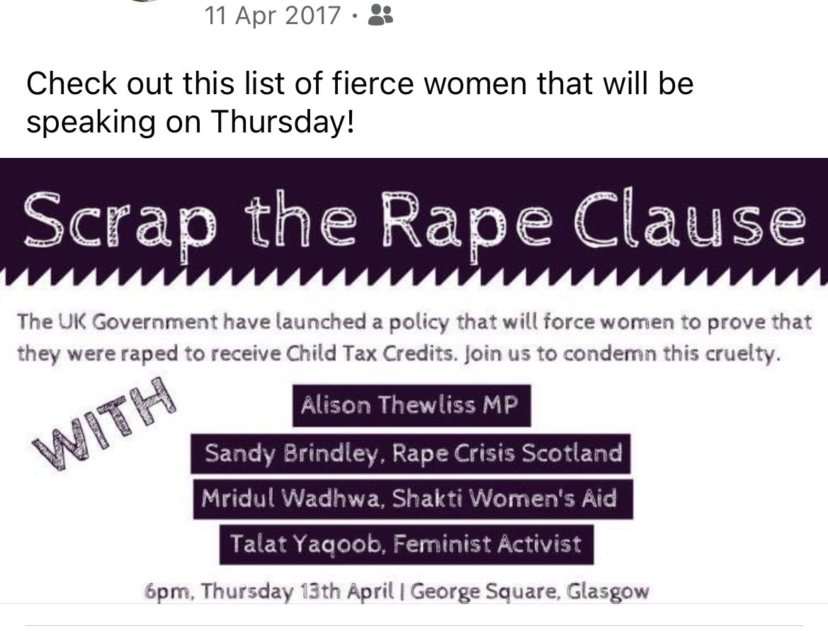 It was 7 years ago that Westminster introduced the Two Child Limit & Rape Clause. I would have never believed that this devastating policy, leaving 250,000 children in poverty, would now be backed Keir Starmer’s Labour Party. We must not stop calling for it to be scrapped!