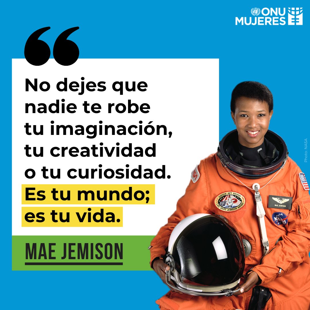 Las mujeres hacen una enorme contribución a la exploración espacial y su uso para el bien y el desarrollo sostenible. En el #DíaDeLosVuelosEspacialesTripulados, recordamos el valioso papel que desempeñan y el reconocimiento que merecen. un.org/es/observances…