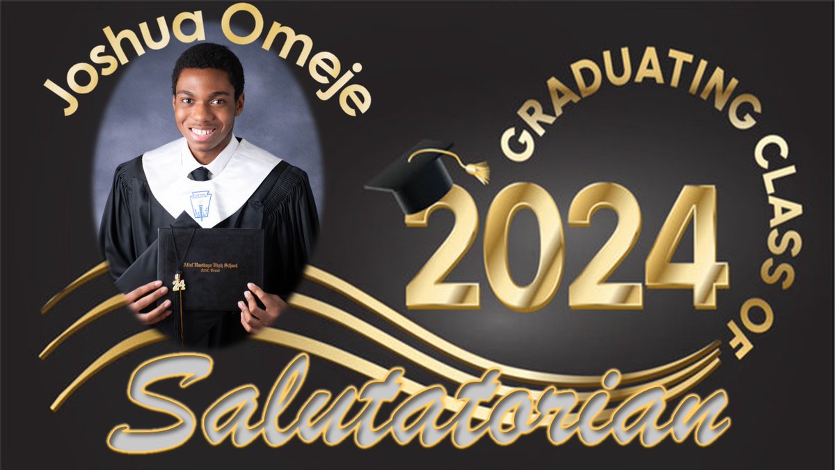Congratulations, Joshua Omeje, Alief Hastings High School Salutatorian of Graduating Class 2024! #HastingsProud