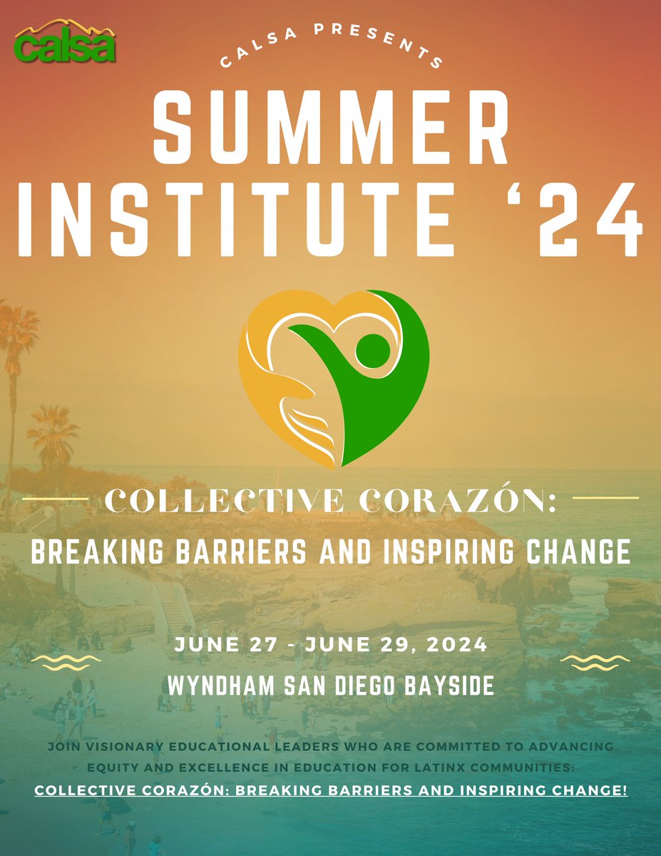 Educators and innovators, are your educational approaches revolutionizing the way we teach and learn? Share your groundbreaking methods at our Summer Institute in San Diego this June! Submission Deadline: April 19! bit.ly/CALSASI2024