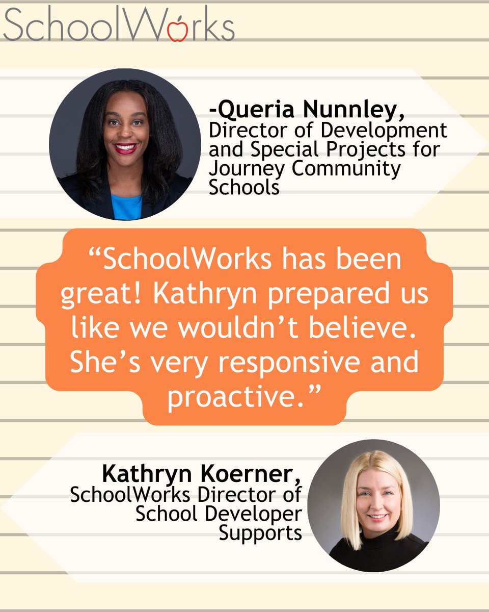 Congratulations to @myjourneycs for receiving the CSP grant!  🎉 SchoolWorks is honored to have helped develop JCS' grant application. This work was led by Kathryn Koerner, SchoolWorks' Director of School Developer Supports. 🙌  
#CharterSchool #CSPgrant #EducationConsulting