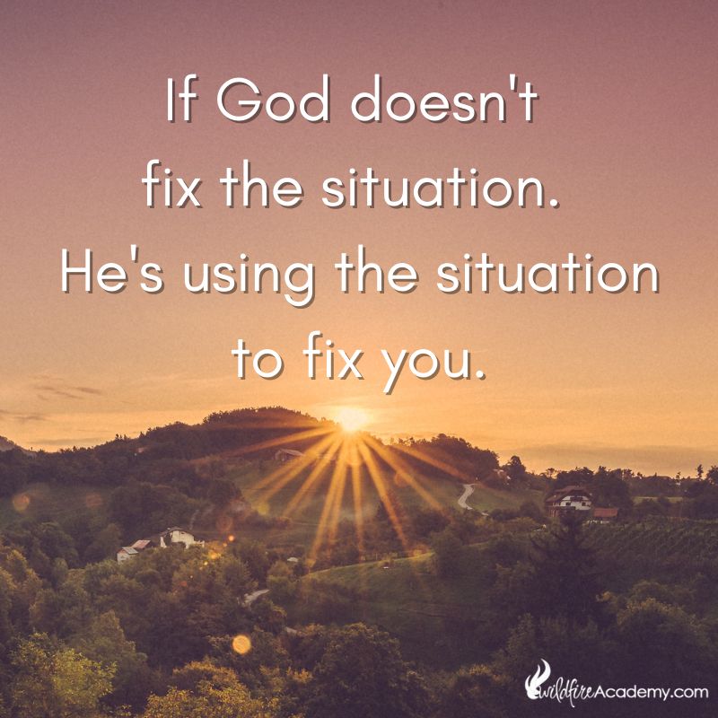 ►If God doesn't fix the situation. He's using the situation to fix you. #EBCouncil #Quote #Share #RT