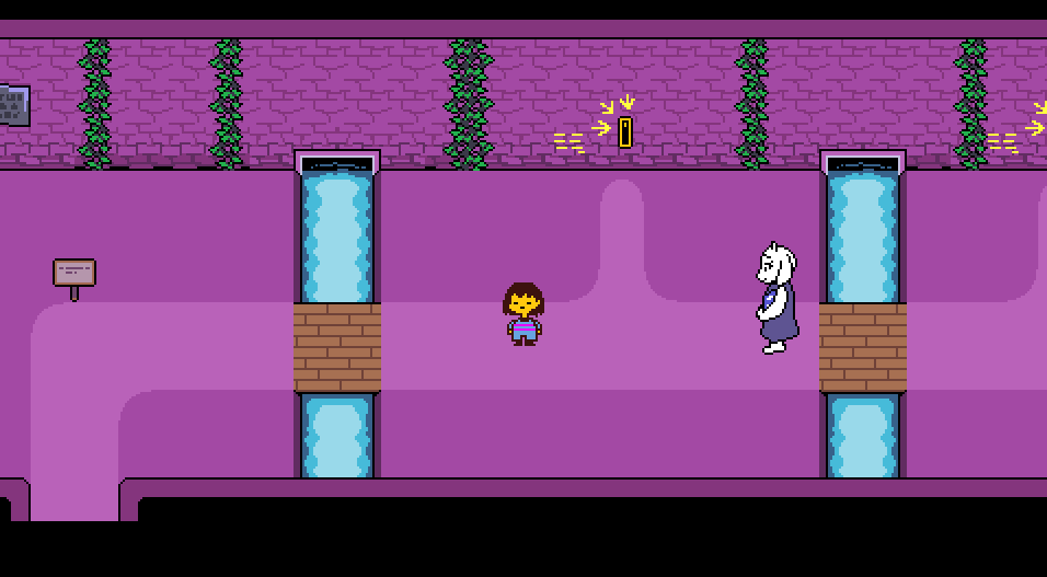 Undertale in widescreen goes hard lol