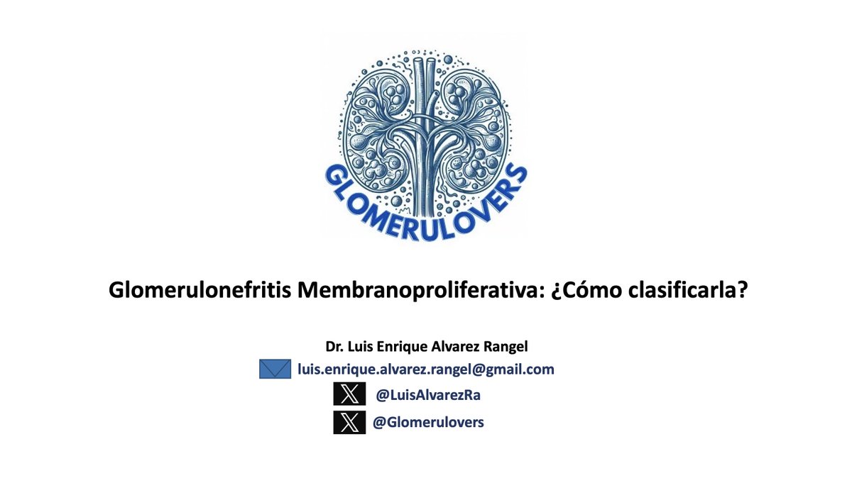 (1) Saludos a todos, volando hacia el WCN24 en Argentina es el momento del  🧵 No. 7 “Glomerulonefritis Membranoproliferativa: ¿Cómo clasificarla?”