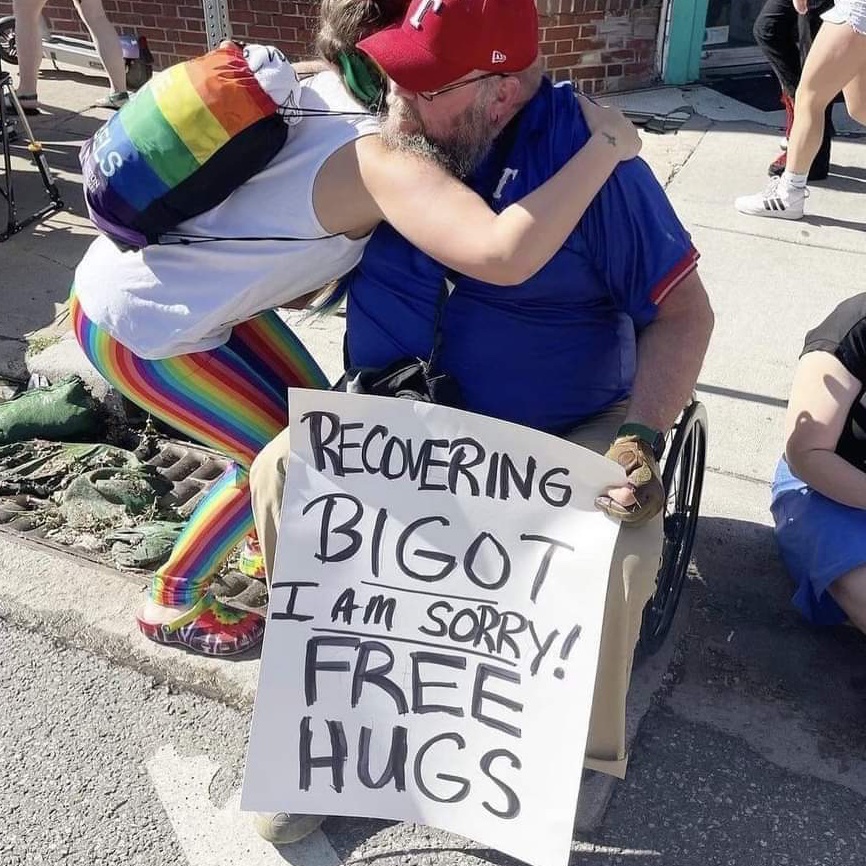 @JohnFugelsang @GaryMcD93329631 If homophobic Republicans couldn't pervert scripture, they'd have to do something truly religious: Love their LGBTQ neighbors, family and co-workers as they would like to be loved themselves. #BibleBuild #ShareGreatNotHate