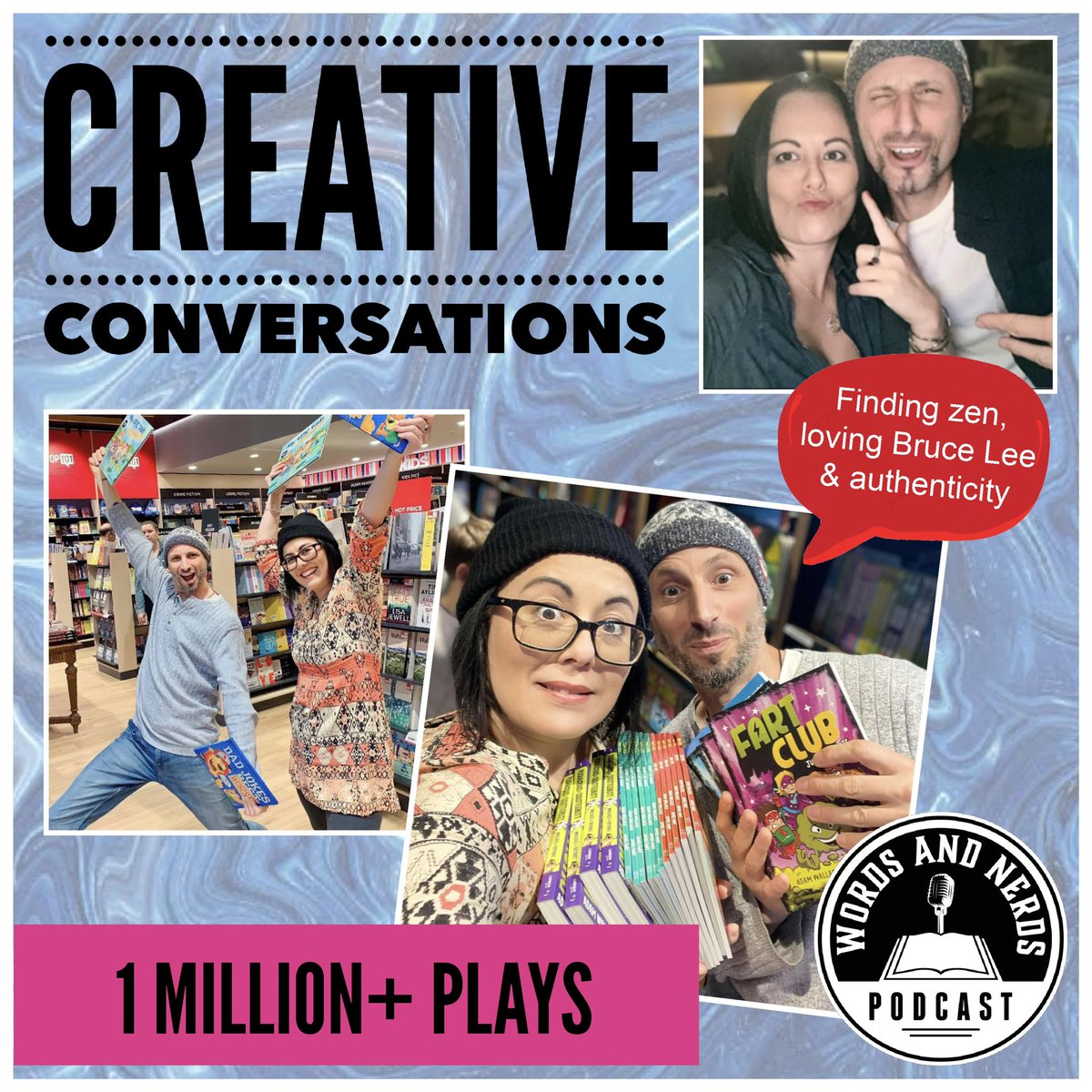 NEW Creative Conversation with Adam Wallace and Dani Vee. Unscripted and uncensored, what could go wrong? Adam has sold millions of books around the world. We talk about a shared love of Bruce Lee, zen & authenticity. podcasts.apple.com/au/podcast/wor…
