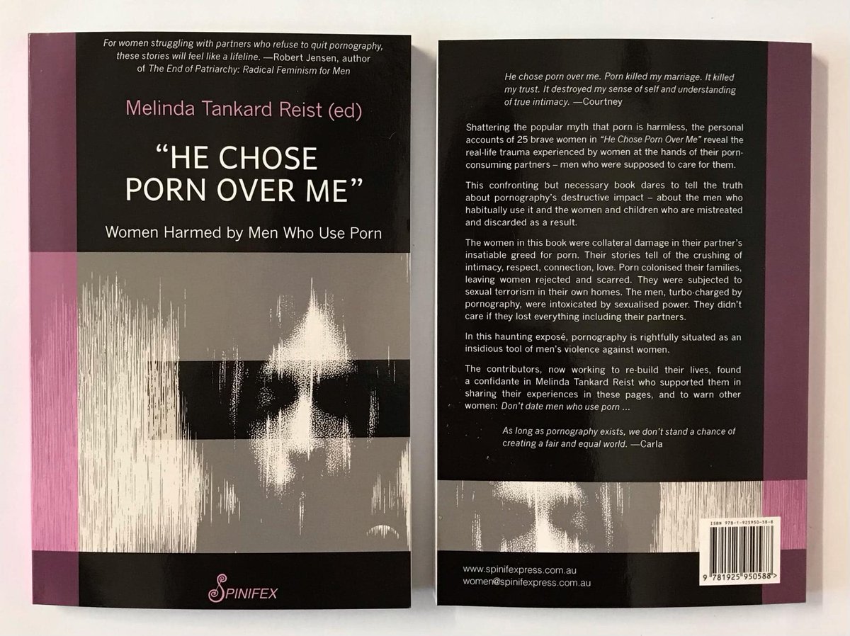 I was being groomed to become a porn star in the bedroom. —Maggie 'He Chose Porn Over Me': Women Harmed by Men Who Use Porn by @meltankardreist spinifexpress.com.au/shop/p/9781925…