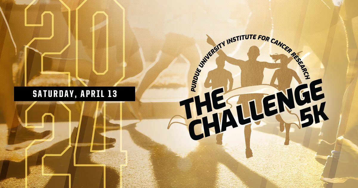 Last chance to register for the @PUCancerInst Challenge 5K run/walk this Saturday, April 13! 🏃 Visit purdue.university/3V5XsDI to sign up. #HammerDownCancer