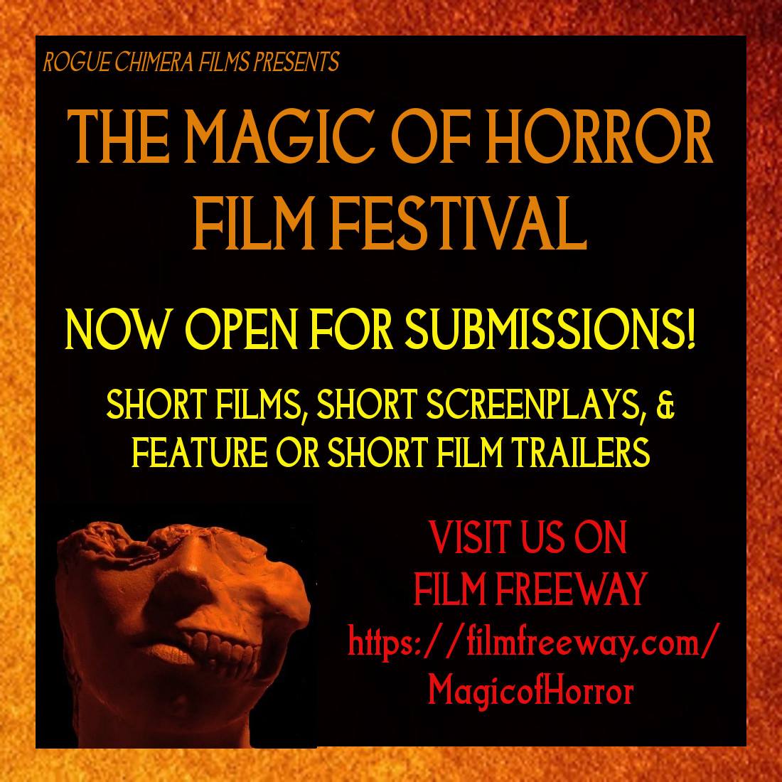 The Magic of Horror Film Festival is accepting submissions for 2024! filmfreeway.com/MagicofHorror Visit our website and learn more! magicofhorror.com #magic #horror #filmfestival #filmfest #film #films #movie #movies #horrormovie #horrrormovies #horrorgenre #independentfilm…