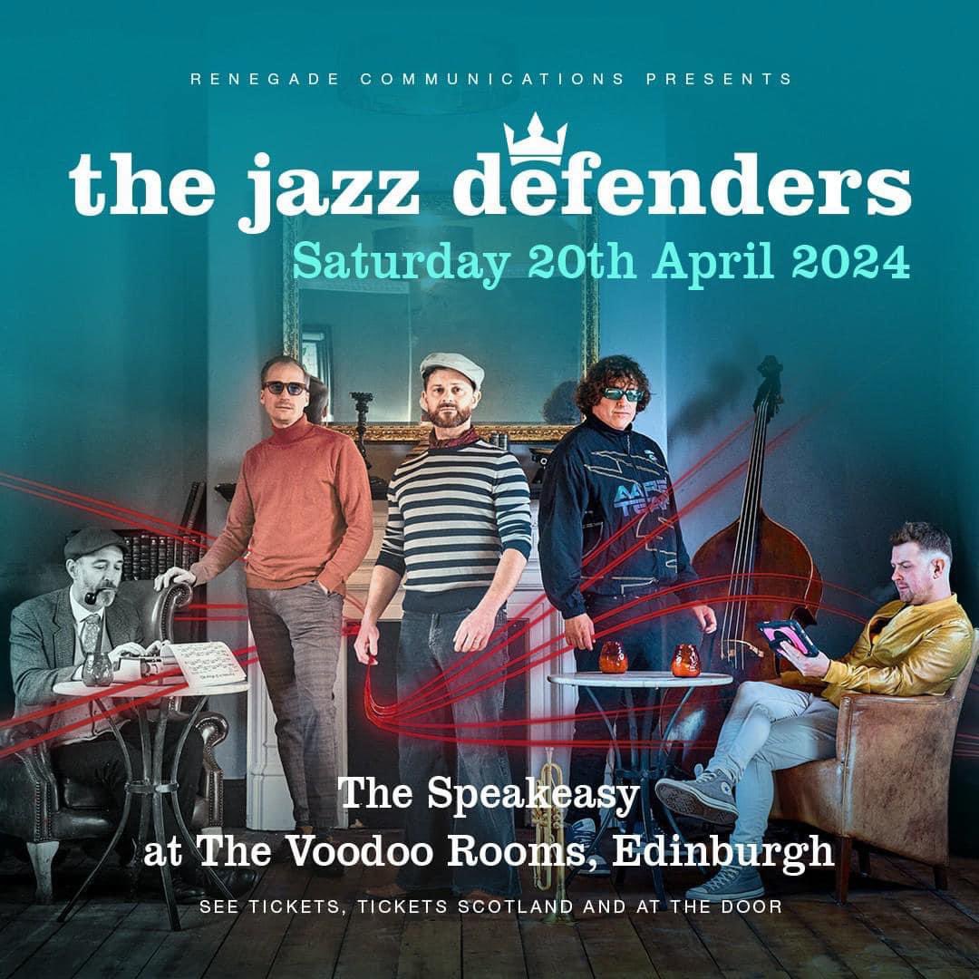 With The Jazz Bar having sadly closed its doors, I’ve been helping The Jazz Defenders find two, new gigs at short notice - and we did it! These guys are, truly, next-level stuff. See ‘em at Behind The Wall in Falkirk (Fri 19) & at The Voodoo Rooms in Edinburgh (Sat 20) 🎹🫶⭐️