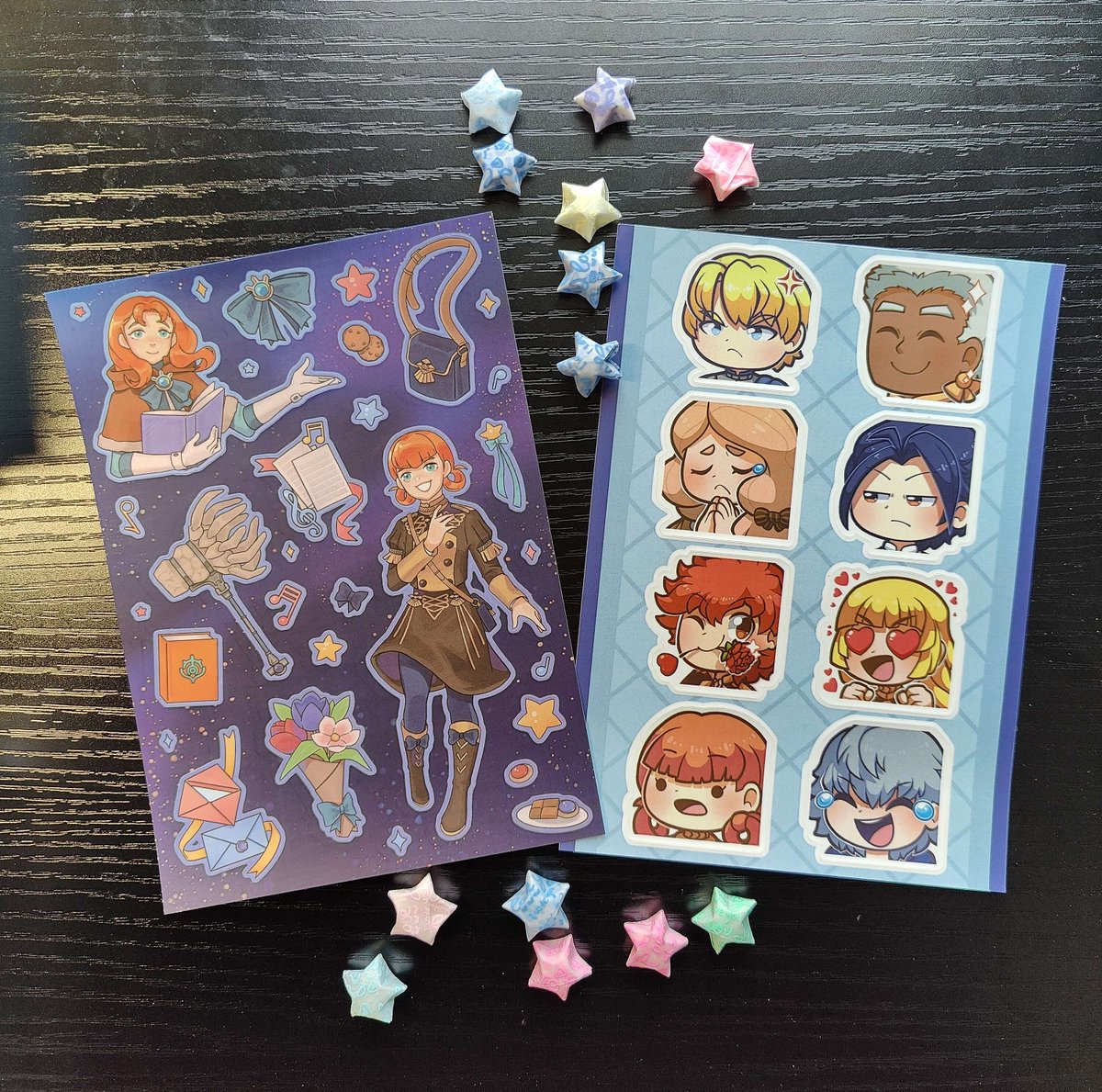 More merch is arriving to our Shipping Mod's place! Just take a look at these cute Sticker Sheets!! 💙