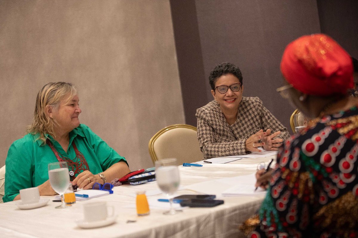 Nos da mucho gusto recibir y acompañar a @vanyaradzayi @un_women en su visita a #Panamá 🇵🇦 durante su primera misión en #ALC. Sigamos fortaleciendo la colaboración e intercambio para #NoDejarANadieAtrás y acercarnos al futuro igualitario que imaginamos para las mujeres y niñas.