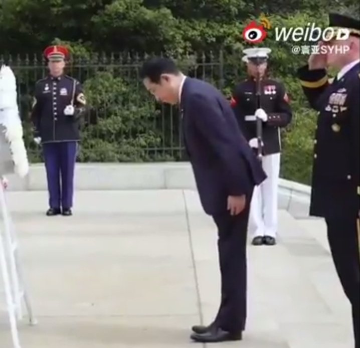 Japan's PM, Kishida, bows in honour of the same US military that dropped the two atomic bombs that killed several hundred thousands and harmed millions more of his own people. How fking sad and pathetic can you get? 😡