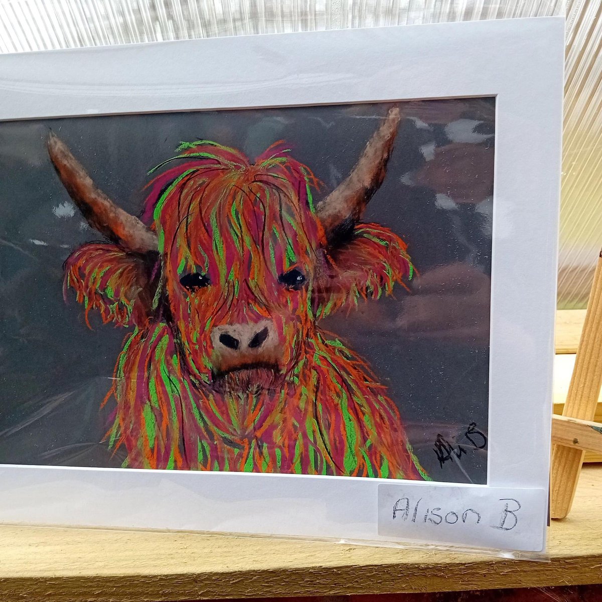 Fabulous art workshop this morning with amazing results! #art #coffee #yorkshire #painting #highlandcows