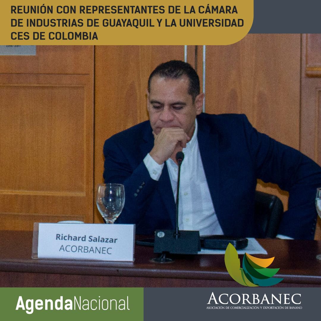 Como miembros de la Cámara de Industrias de Guayaquil, ACORBANEC, representado por su Director Ejecutivo Richard Salazar, participó este jueves en la presentación de la Iniciativa para la Seguridad y Convivencia Ciudadana…