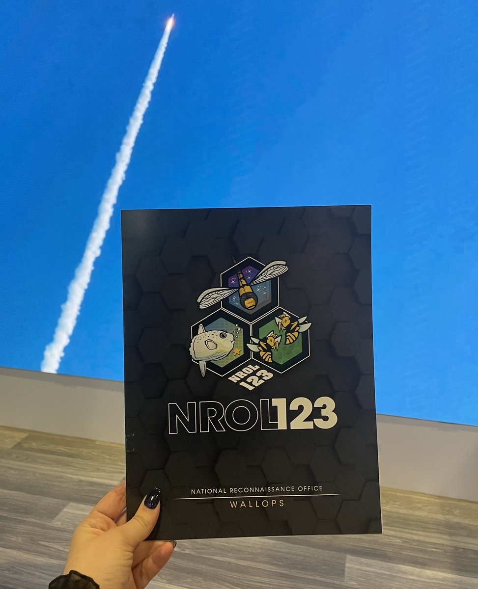 #TBT: Last month, NRO and @RocketLab successfully launched #NROL123 from Wallops Island, Virginia. 🚀 Launch is integral to our mission. If you didn’t get the chance to stop by our #39Space booth, learn more at nro.gov/launches/