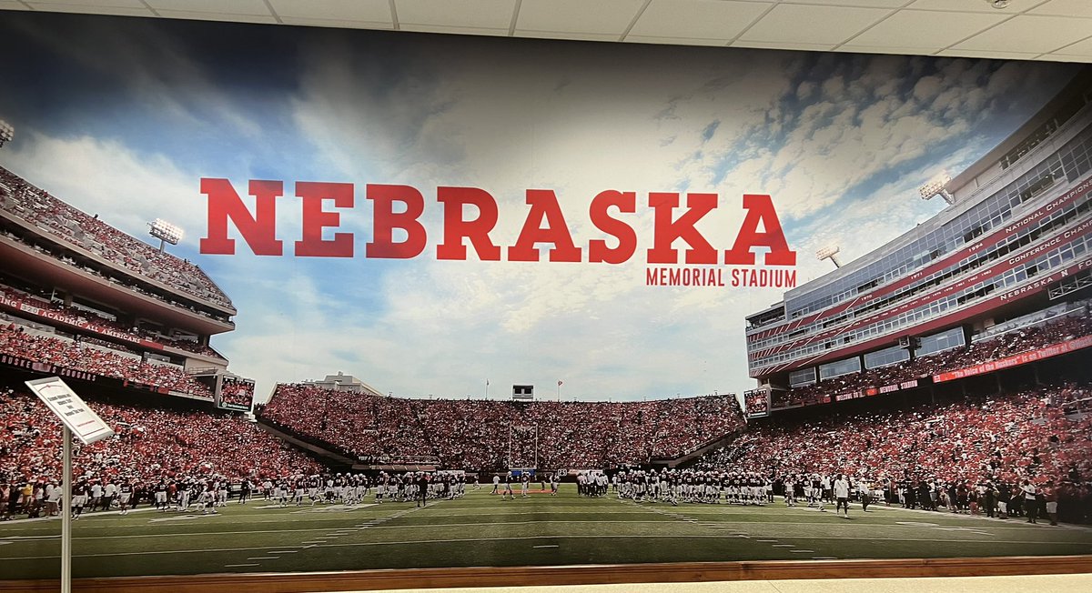 Thank you to everyone at @HuskerFootball for an incredible day. I really enjoyed my visit. GBR! @KyleFisherUNL @Coach_Satt @s_kwilli32 @CoachMattRhule @coachedfoley @Callaghan_NEB @Adam_DiMichele @HuskerFBRecruit @GCAFootball