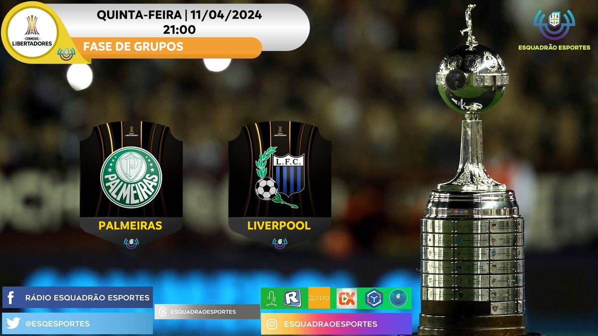 NO AR! Em cxradio.com.br/radio/esquadra…, esquadraoesportes.wix.com/esqesportes, zeno.fm/radio/esquadra…, radios.com.br/aovivo/Radio-E…, onlineradiobox.com/br/esquadraoes…, ou pelos aplicativos Zeno FM, CX Radio, RadiosNet, ou Online Radio Box. #lffoficial #NHL #NYR #LetsGoFlyers #PHIvsNYR #ConmebolLibertadores