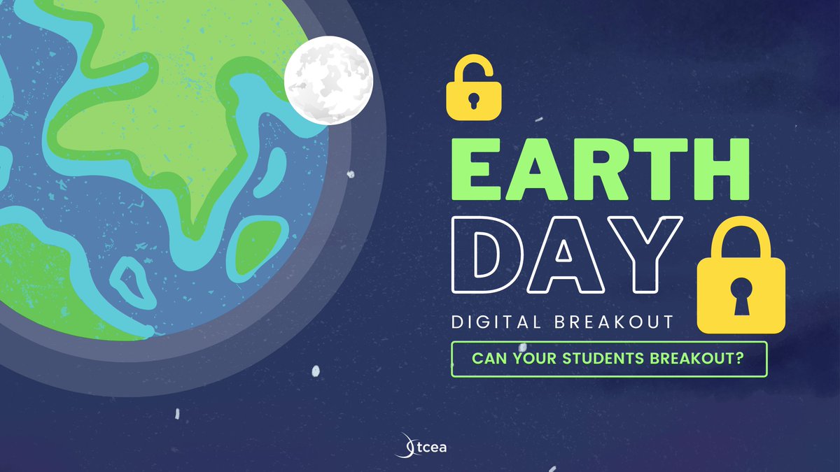 Check out this timely digital breakout for #EarthDay! Get ready for some green-themed fun with four digital locks to crack open and reveal the hidden treasures within. sbee.link/4vcwru7nph @preimers #breakoutedu #edutwitter #teachertwitter #stem